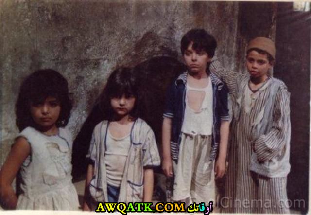 صورة الفنان نادر حسن وهو صغير