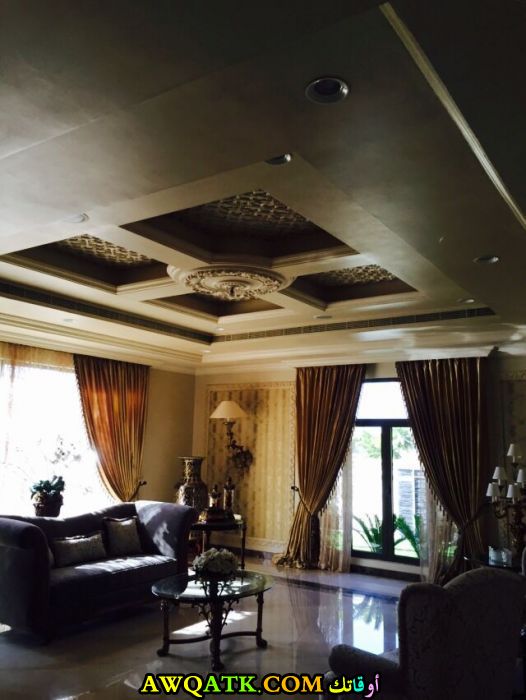 ديكورات أسقف فلل حديثة مودرن قمة الشياكة