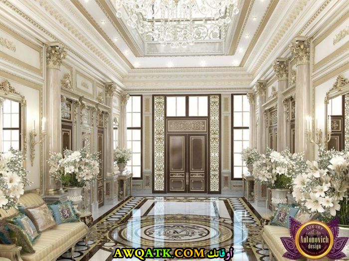 ديكورات فلل من الخارج و الداخل حجر فخمة روعة