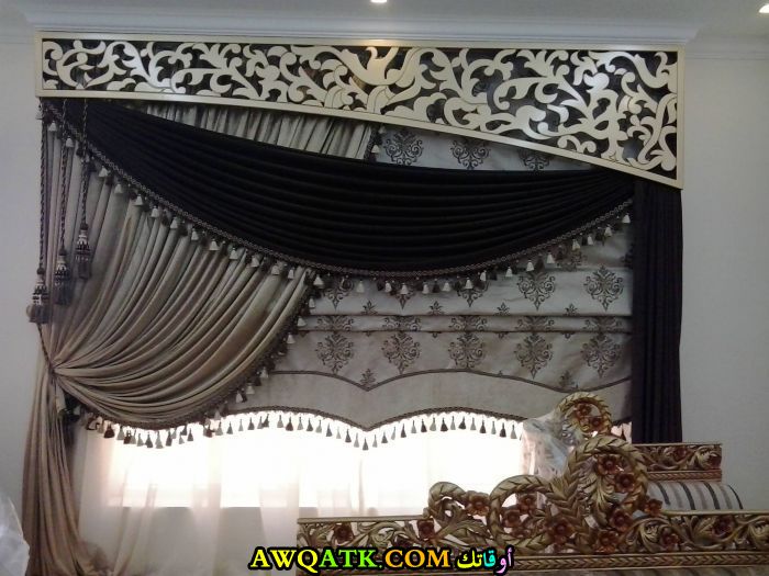 ستائر حفر خشب جرار جبس مخفي جديدة و بسيطة