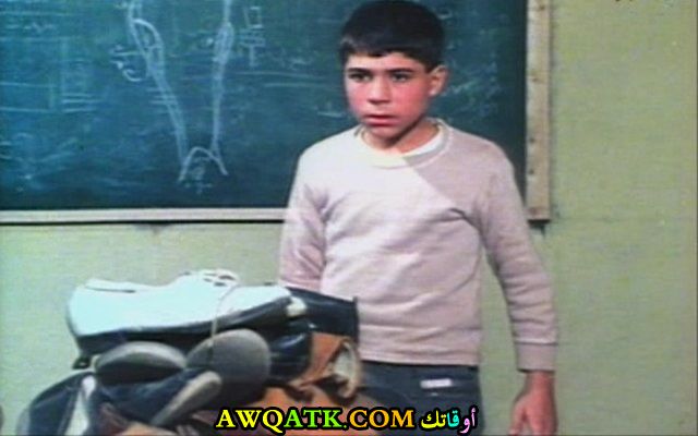 صورة قديمة للممثل أشرف العوضي