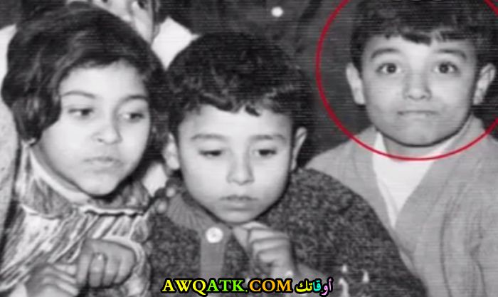 صورة الفنان ايهاب توفيق وهو طفل صورة قديمة نادرة