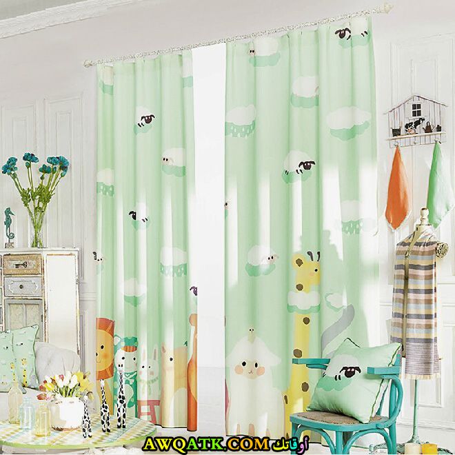 ستارة تناسب غرفة نوم الأطفال شيك جداً