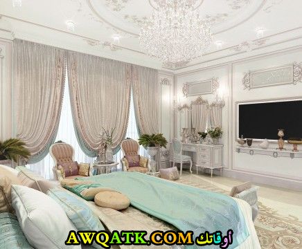 ديكور غرفة نوم فيلا سعودى رائع