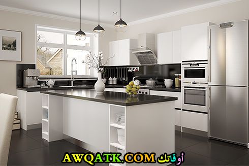 مطبخ فيلا جديد ومودرن