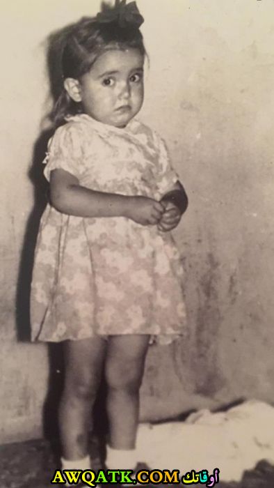 صورة الفنانة نادية أرسلان وهي صغيرة