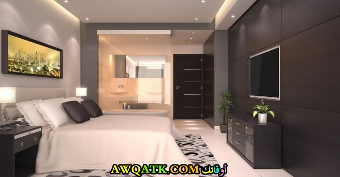 ديكور حمام خاص بغرفة النوم انيق وجميل