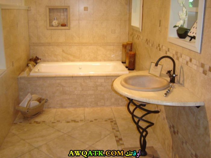 ديكور حمام مصري صغير حلو جداً