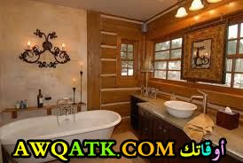 ديكور حمام كابينه حلو جداً