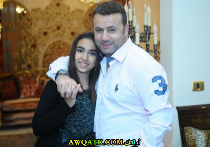صورة للفنان صبحي توفيق مع ابنته