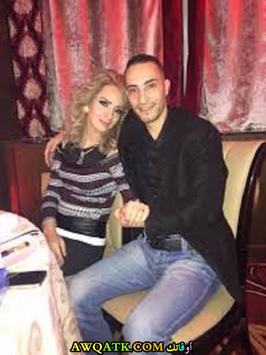 صورة جميلة لسمير الشماط مع زوجته