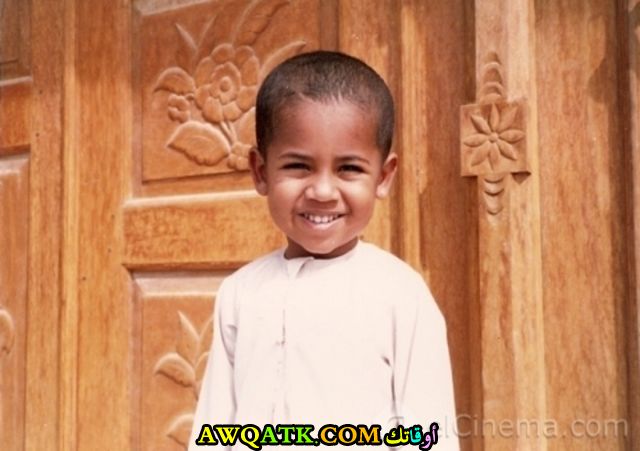 صورة الفنان مروان عبد الله وهو صغير