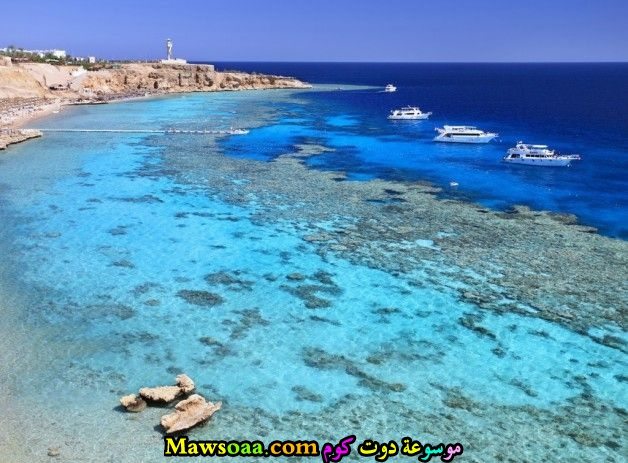 تفاوت الوان المياه