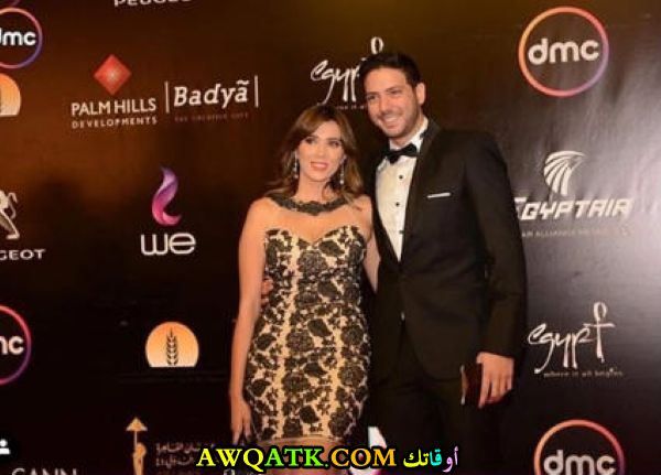 أحمد جمال سعيد وزوجته