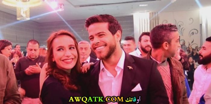 أدهم نابلسي وزوجته ليليان