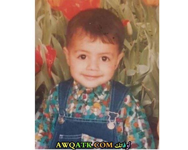 إيهاب أمير وهو صغير