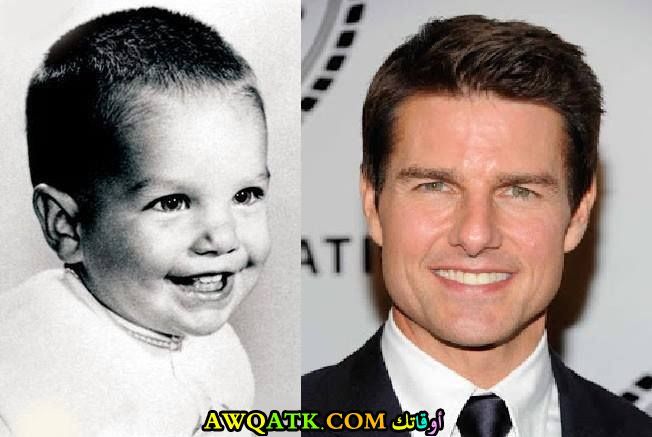 توم كروز وهو صغير