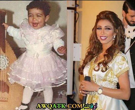 دنيا بطمة وهي صغيرة