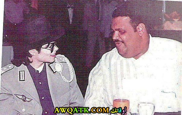 نبيل شعيل ومايكل جاكسون
