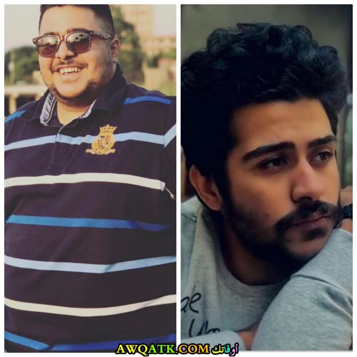 أحمد كامل قبل وبعد الرجيم