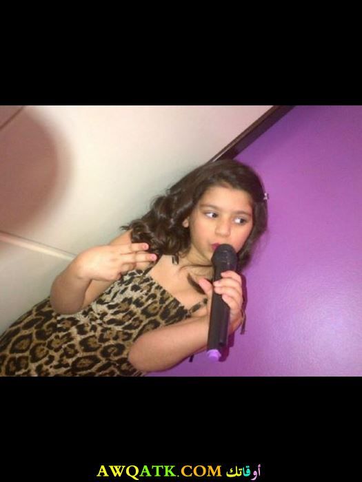 رهف العنزي وهي صغيرة