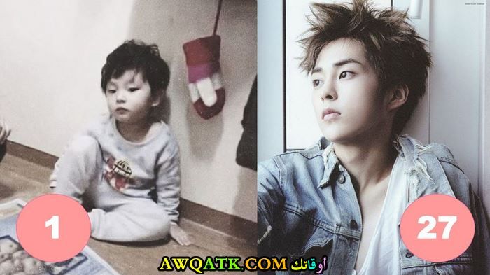 شيومين وهو صغير