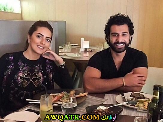 هيا عبد السلام وزوجها فؤاد علي