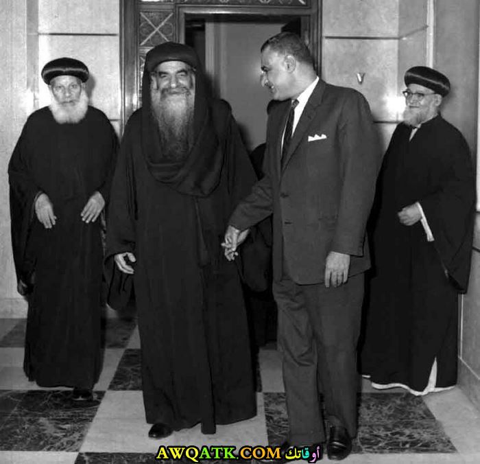 جمال عبد الناصر والبابا كيرلس