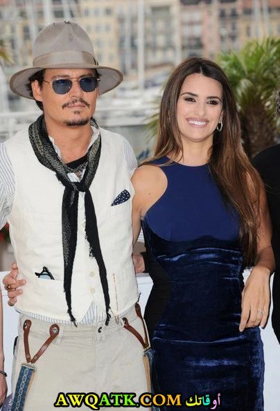 بينيلوبي كروز وجوني ديب