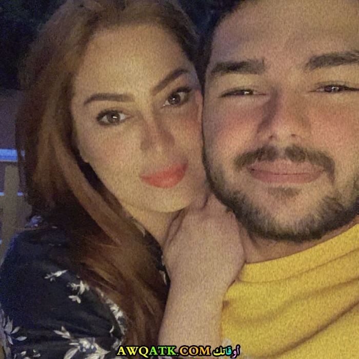 زهور علاء وابنها