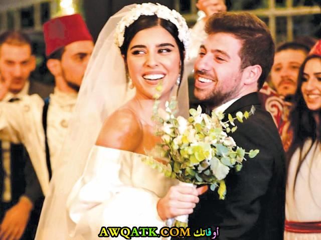 زينة مكي وزوجها نبيل خوري