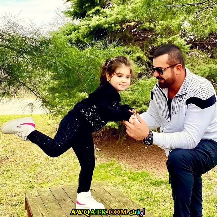 هيثم يوسف وابنته