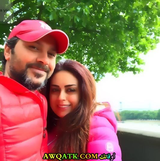 خلود الصوا وزوجها الفنان وائل شرف