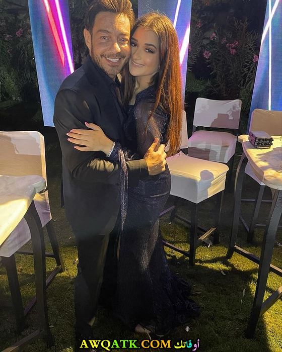 ملك أحمد زاهر ووالدها