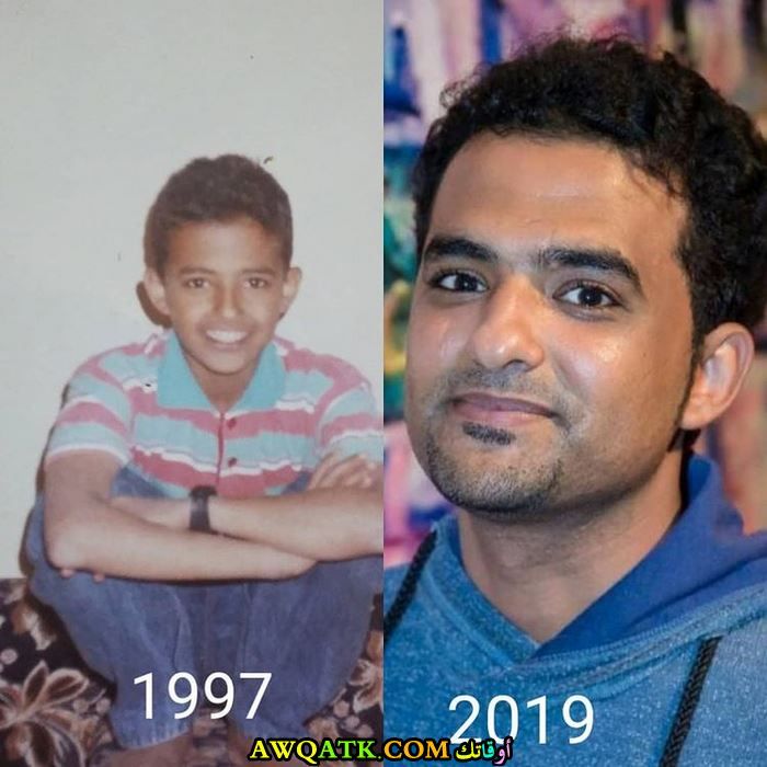 وائل الحربي وهو صغير
